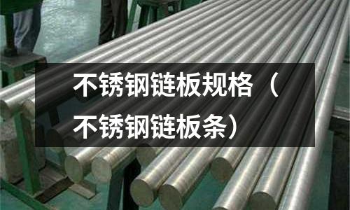 不銹鋼鏈板規格(不銹鋼鏈板條)