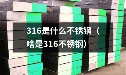 316是什么不銹鋼(啥是316不銹鋼)