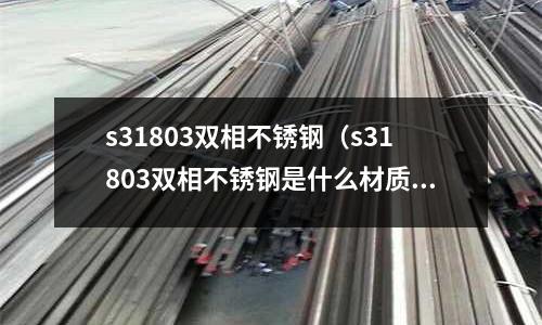 s31803雙相不銹鋼（s31803雙相不銹鋼是什么材質(zhì)）
