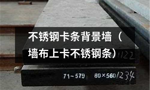 不銹鋼卡條背景墻(墻布上卡不銹鋼條)