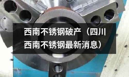 西南不銹鋼破產(chǎn)(四川西南不銹鋼最新消息)