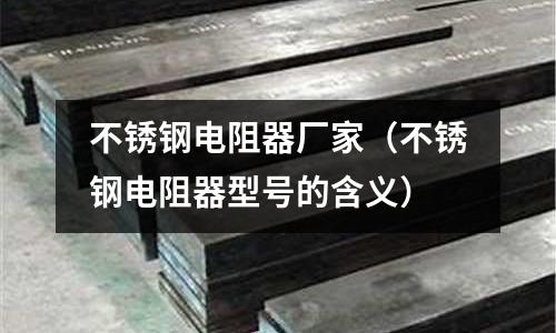 不銹鋼電阻器廠家(不銹鋼電阻器型號(hào)的含義)