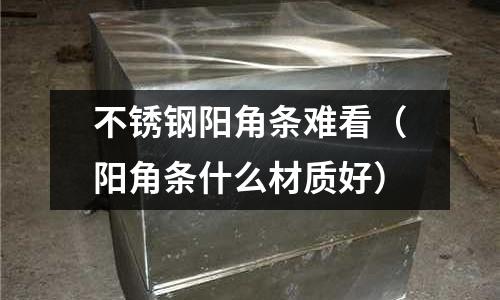 不銹鋼陽角條難看（陽角條什么材質好）