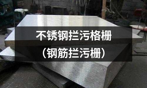 不銹鋼攔污格柵（鋼筋攔污柵）