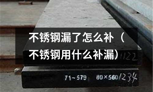 不銹鋼漏了怎么補(bǔ)(不銹鋼用什么補(bǔ)漏)