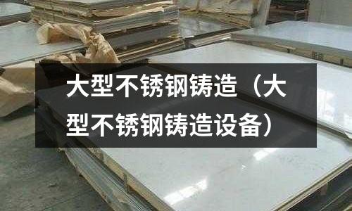 大型不銹鋼鑄造(大型不銹鋼鑄造設(shè)備)