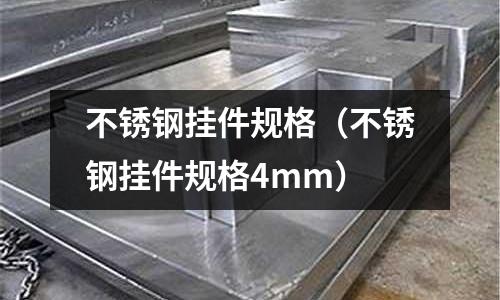 不銹鋼掛件規格（不銹鋼掛件規格4mm）