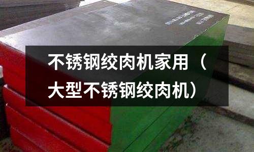 不銹鋼絞肉機家用(大型不銹鋼絞肉機)