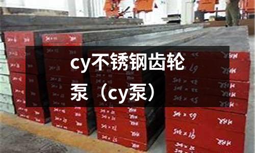 cy不銹鋼齒輪泵（cy泵）