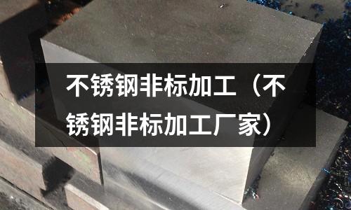 不銹鋼非標加工(不銹鋼非標加工廠家)