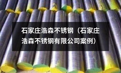 石家莊浩森不銹鋼(石家莊浩森不銹鋼有限公司案例)