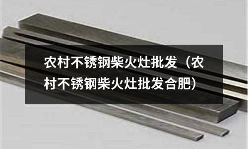 農村不銹鋼柴火灶批發(農村不銹鋼柴火灶批發合肥)
