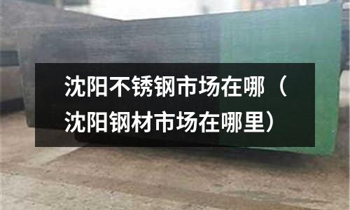 沈陽不銹鋼市場在哪(沈陽鋼材市場在哪里)