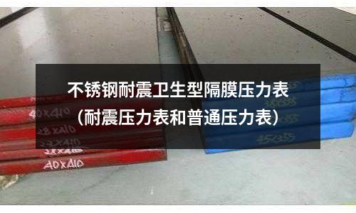 不銹鋼耐震衛(wèi)生型隔膜壓力表（耐震壓力表和普通壓力表）