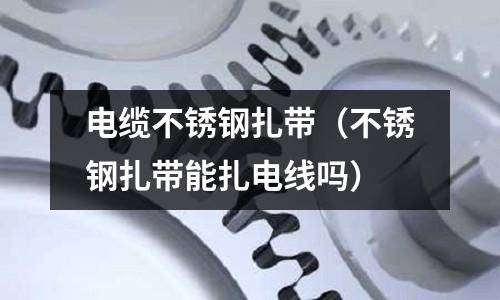 電纜不銹鋼扎帶(不銹鋼扎帶能扎電線嗎)