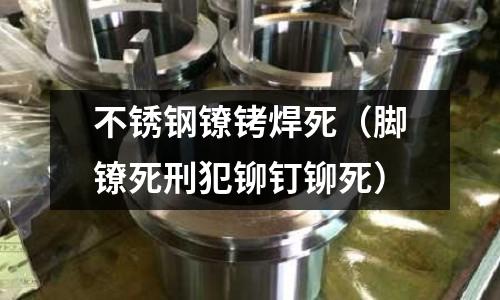 不銹鋼鐐銬焊死(腳鐐死刑犯鉚釘鉚死)