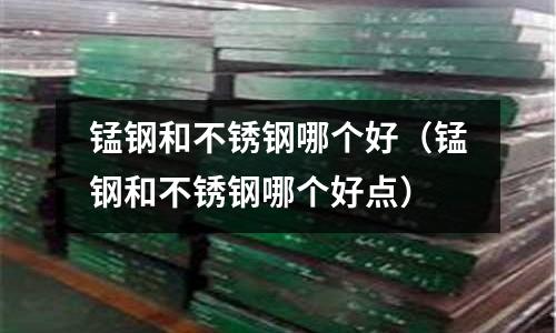 錳鋼和不銹鋼哪個好(錳鋼和不銹鋼哪個好點)