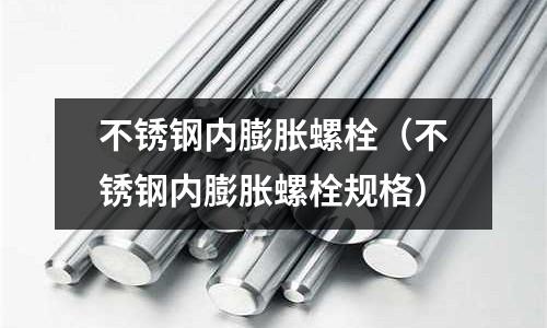 不銹鋼內膨脹螺栓(不銹鋼內膨脹螺栓規(guī)格)