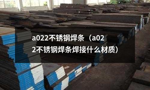 a022不銹鋼焊條(a022不銹鋼焊條焊接什么材質(zhì))