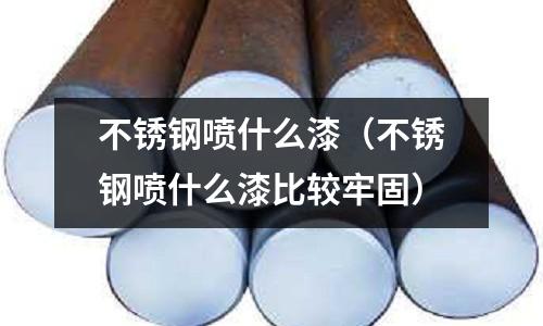 不銹鋼噴什么漆(不銹鋼噴什么漆比較牢固)