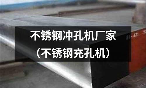 不銹鋼沖孔機廠家(不銹鋼充孔機)