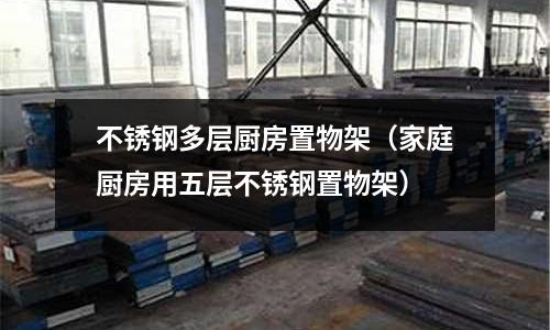 不銹鋼多層廚房置物架（家庭廚房用五層不銹鋼置物架）