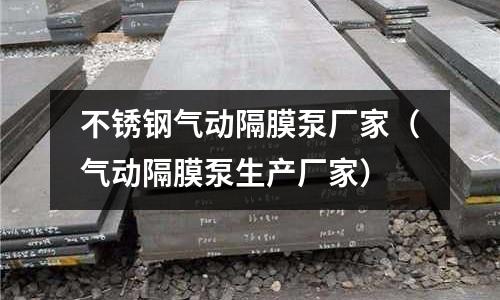 不銹鋼氣動隔膜泵廠家(氣動隔膜泵生產廠家)