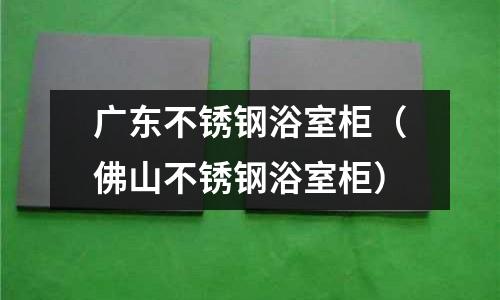 廣東不銹鋼浴室柜（佛山不銹鋼浴室柜）