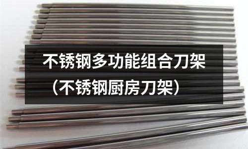 不銹鋼多功能組合刀架(不銹鋼廚房刀架)