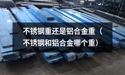 不銹鋼重還是鋁合金重（不銹鋼和鋁合金哪個重）