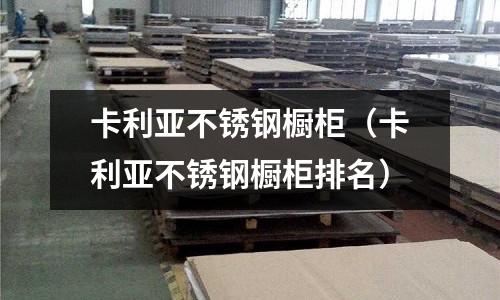 卡利亞不銹鋼櫥柜（卡利亞不銹鋼櫥柜排名）