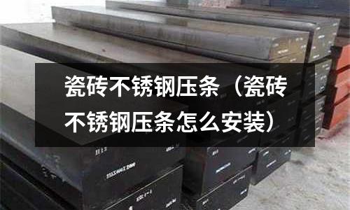 瓷磚不銹鋼壓條（瓷磚不銹鋼壓條怎么安裝）