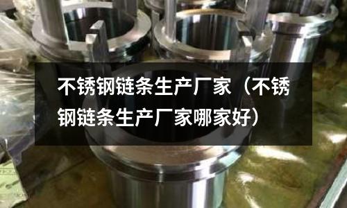 不銹鋼鏈條生產廠家（不銹鋼鏈條生產廠家哪家好）