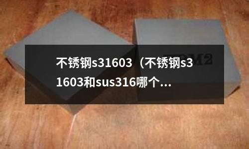 不銹鋼s31603(不銹鋼s31603和sus316哪個好?)