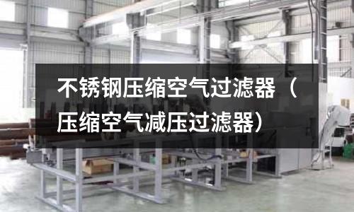 不銹鋼壓縮空氣過濾器（壓縮空氣減壓過濾器）