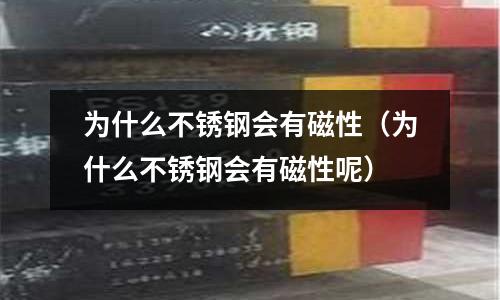 為什么不銹鋼會有磁性(為什么不銹鋼會有磁性呢)