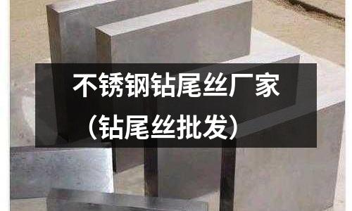 不銹鋼鉆尾絲廠家（鉆尾絲批發）