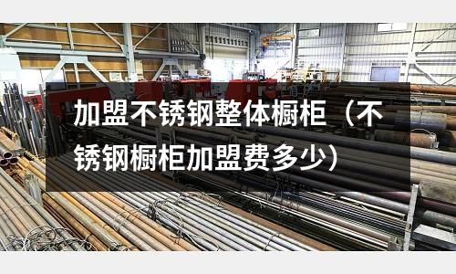 加盟不銹鋼整體櫥柜(不銹鋼櫥柜加盟費多少)