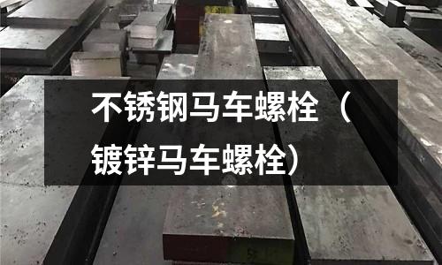 不銹鋼馬車螺栓(鍍鋅馬車螺栓)