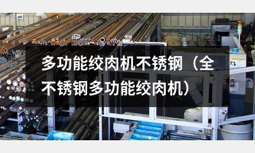 多功能絞肉機不銹鋼(全不銹鋼多功能絞肉機)