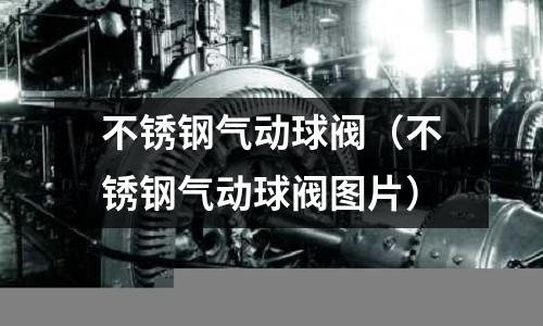 不銹鋼氣動球閥(不銹鋼氣動球閥圖片)