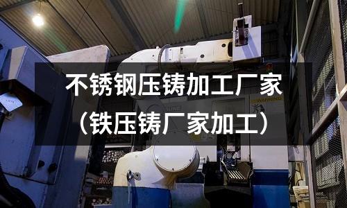 不銹鋼壓鑄加工廠家（鐵壓鑄廠家加工）