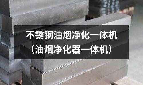 不銹鋼油煙凈化一體機(jī)(油煙凈化器一體機(jī))