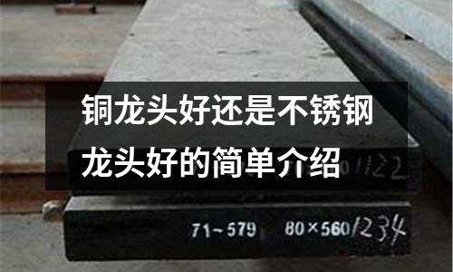 銅龍頭好還是不銹鋼龍頭好的簡單介紹