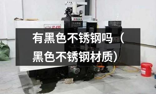 有黑色不銹鋼嗎(黑色不銹鋼材質)
