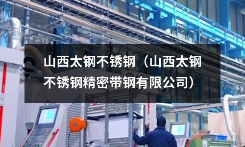 山西太鋼不銹鋼（山西太鋼不銹鋼精密帶鋼有限公司）