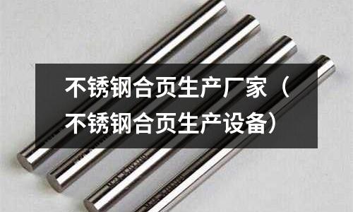 不銹鋼合頁(yè)生產(chǎn)廠家(不銹鋼合頁(yè)生產(chǎn)設(shè)備)
