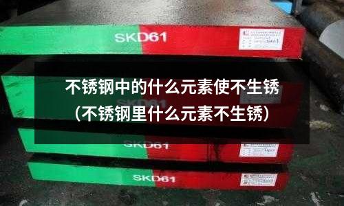 不銹鋼中的什么元素使不生銹（不銹鋼里什么元素不生銹）