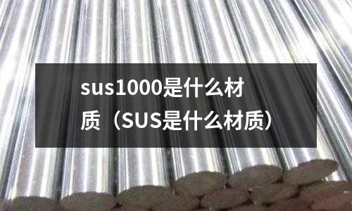 sus1000是什么材質(zhì)（SUS是什么材質(zhì)）