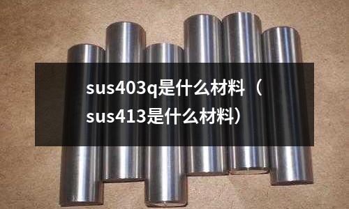 sus403q是什么材料（sus413是什么材料）